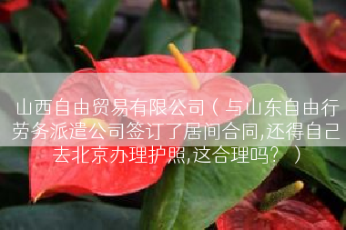 山西自由贸易有限公司（与山东自由行劳务派遣公司签订了居间合同,还得自己去北京办理护照,这合理吗？）