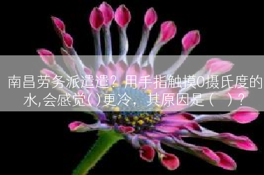南昌劳务派遣遣？用手指触摸0摄氏度的水,会感觉( )更冷，其原因是（ ）？