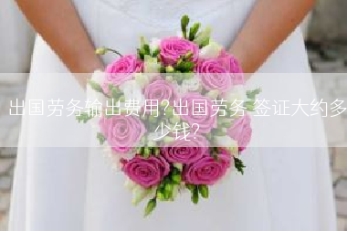 出国劳务输出费用?出国劳务 签证大约多少钱?