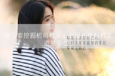 济宁市挖掘机司机室（出国开挖掘机工资是多少）