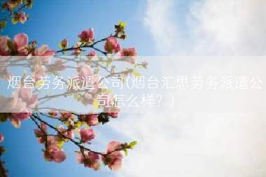 烟台劳务派遣公司(烟台汇思劳务派遣公司怎么样？)