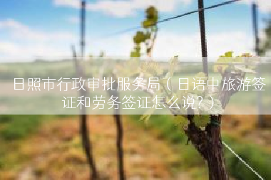 日照市行政审批服务局（日语中旅游签证和劳务签证怎么说?）