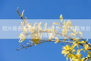 绍兴舜燕劳务有限公司?怎么才能最快治好咳嗽?