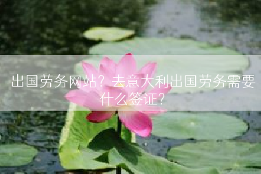 出国劳务网站？去意大利出国劳务需要什么签证？