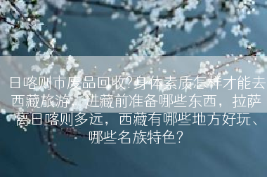 日喀则市废品回收?身体素质怎样才能去西藏旅游，进藏前准备哪些东西，拉萨离日喀则多远，西藏有哪些地方好玩、哪些名族特色?