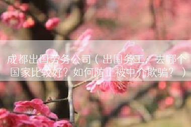 成都出国劳务公司（出国务工，去哪个国家比较好？如何防止被中介欺骗？）