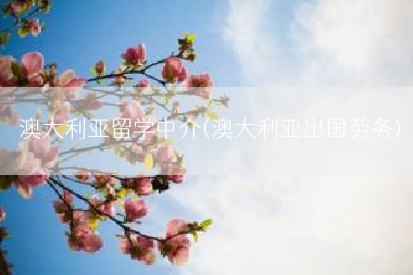 澳大利亚留学中介(澳大利亚出国劳务)