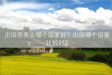 出国劳务去哪个国家好？出国哪个国家比较好？