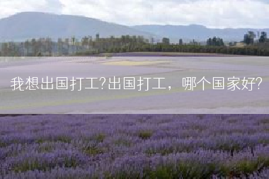 我想出国打工?出国打工，哪个国家好?