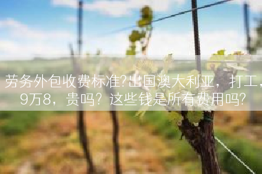 劳务外包收费标准?出国澳大利亚，打工，9万8，贵吗？这些钱是所有费用吗?
