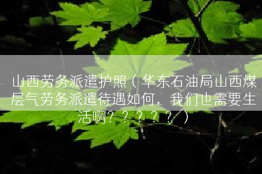 山西劳务派遣护照（华东石油局山西煤层气劳务派遣待遇如何，我们也需要生活啊？？？？？）