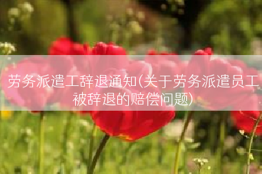 劳务派遣工辞退通知(关于劳务派遣员工被辞退的赔偿问题)