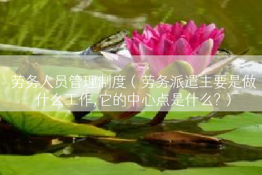 劳务人员管理制度（劳务派遣主要是做什么工作,它的中心点是什么?）