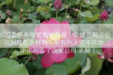 国企劳务派遣最长几年（中建三局三公司到底怎么样啊？听有的人说不咋地....小弟刚签了这家公司 求解）