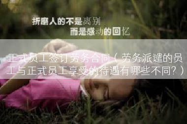 正式员工签订劳务合同（劳务派谴的员工与正式员工享受的待遇有哪些不同?）