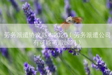 劳务派遣协议范本2020（劳务派遣公司有可能被取缔吗）