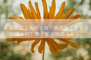 中国铁路上海局官网？铁路职工薪资待遇如何？怎么能进铁路工作？