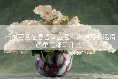 出国劳务信息咨询监管？出国劳务邀请函里面都写什么？