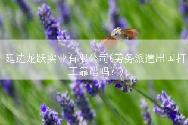 延边龙跃实业有限公司(劳务派遣出国打工靠谱吗？)