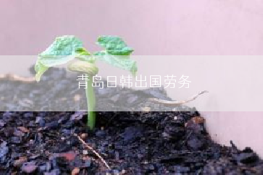 青岛日韩出国劳务