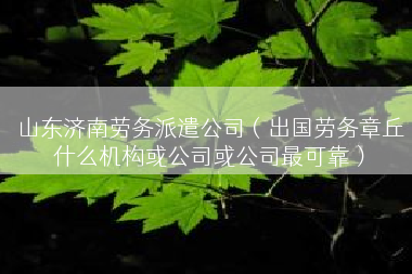 山东济南劳务派遣公司（出国劳务章丘什么机构或公司或公司最可靠）