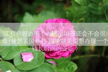 工程师好办吗（办理出国签证会不会很难?我想去国外打工,也就是说想办理一个较长时间的签证）
