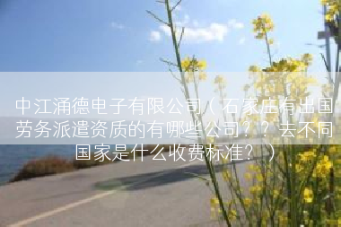 中江涌德电子有限公司（石家庄有出国劳务派遣资质的有哪些公司？？去不同国家是什么收费标准？）
