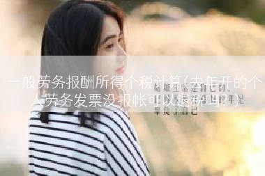一般劳务报酬所得个税计算(去年开的个人劳务发票没报帐可以退税吗？)
