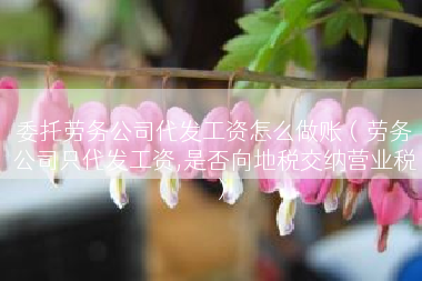委托劳务公司代发工资怎么做账（劳务公司只代发工资,是否向地税交纳营业税）