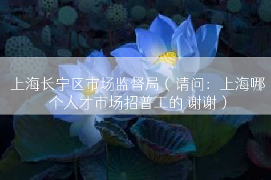 上海长宁区市场监督局（请问：上海哪个人才市场招普工的 谢谢）