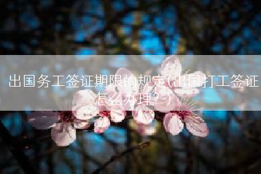 出国务工签证期限的规定(出国打工签证怎么办理？)
