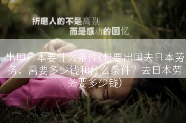 出国日本要什么条件(想要出国去日本劳务，需要多少钱和什么条件？去日本劳务要多少钱)