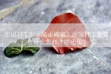 出国打工怎么防止被骗？出国打工需要些什么怎样才能出国？