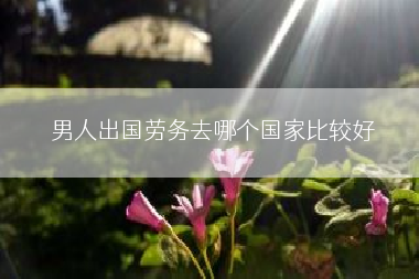 男人出国劳务去哪个国家比较好