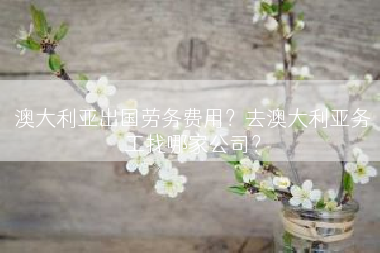澳大利亚出国劳务费用？去澳大利亚务工找哪家公司？