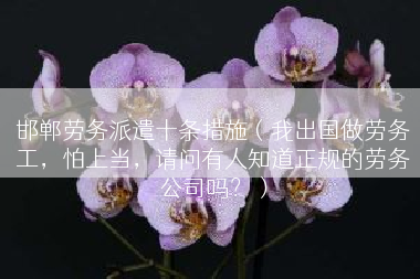 邯郸劳务派遣十条措施（我出国做劳务工，怕上当，请问有人知道正规的劳务公司吗？）