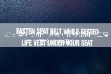 出国读研费用一览表（正规出国打工需要多少费用）