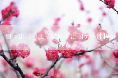 日本出国打工招聘网？出国劳务能挣多少钱？