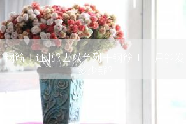 钢筋工证书?去以色列干钢筋工一月能发多少钱?