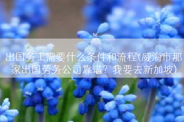 出国务工需要什么条件和流程(威海市那家出国劳务公司靠谱？我要去新加坡)