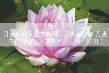 丹麦研究生留学费用（丹麦雇佣制.丹麦有正规的出国劳务吗，中国，郑州）