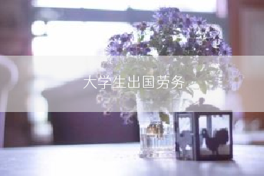 大学生出国劳务