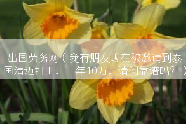 出国劳务网（我有朋友现在被邀请到泰国清迈打工，一年10万，请问靠谱吗？）