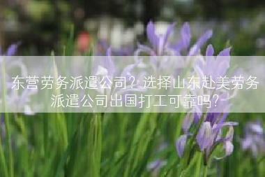 东营劳务派遣公司？选择山东赴美劳务派遣公司出国打工可靠吗？