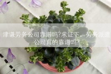 津谦劳务公司靠谱吗?求证下，劳务派遣公司真的靠谱吗?