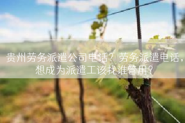 贵州劳务派遣公司电话？劳务派遣电话，想成为派遣工该找谁管用？