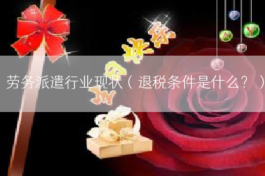 劳务派遣行业现状（退税条件是什么？）