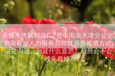 永盛不锈钢制品厂?签中海油天津分公司，渤海石油人力服务公司以劳务派遣方式，说是内派，到底什么意思？裁员会不会被先裁掉?