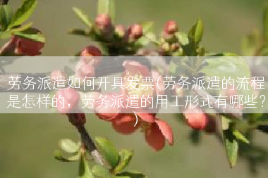 劳务派遣如何开具发票(劳务派遣的流程是怎样的，劳务派遣的用工形式有哪些？)