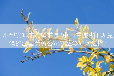 小型咖啡店加盟前景?中国有哪些正规靠谱的出国劳务公司？应该如何选择?